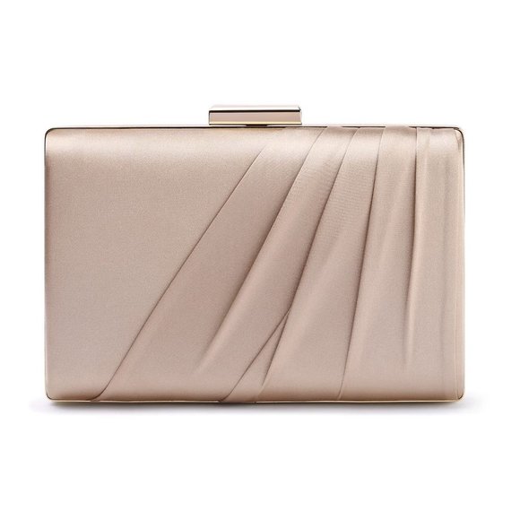 Bags Pleated Satin Clutch Prom Party Gold Poshmark